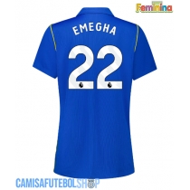 Camisa de time de futebol Chelsea Emmanuel Emegha #22 Replicas 1º Equipamento Feminina 2026-27 Manga Curta